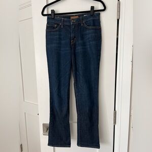 Navy Straight Leg Vizcaino Denim Jeans [Size 6]
